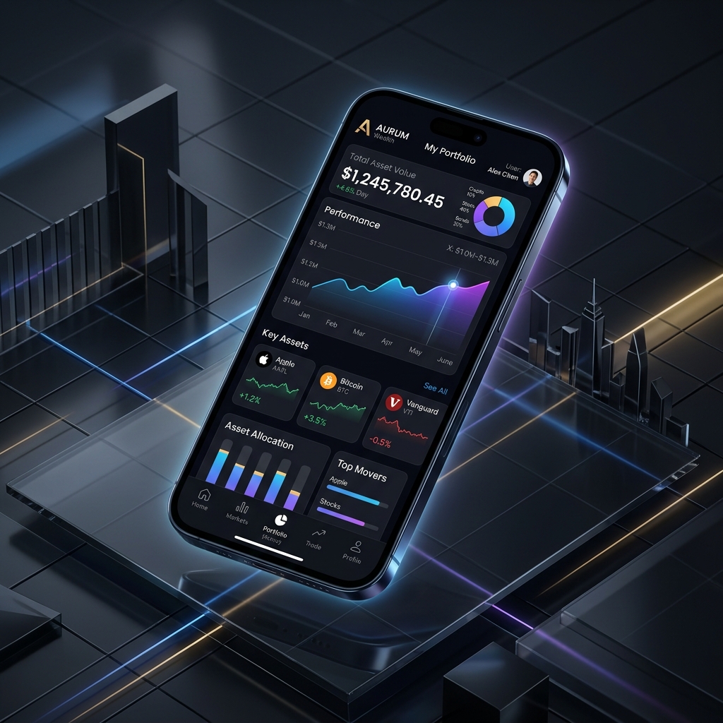 Aether Capital — UI/UX & Mobile Dashboard